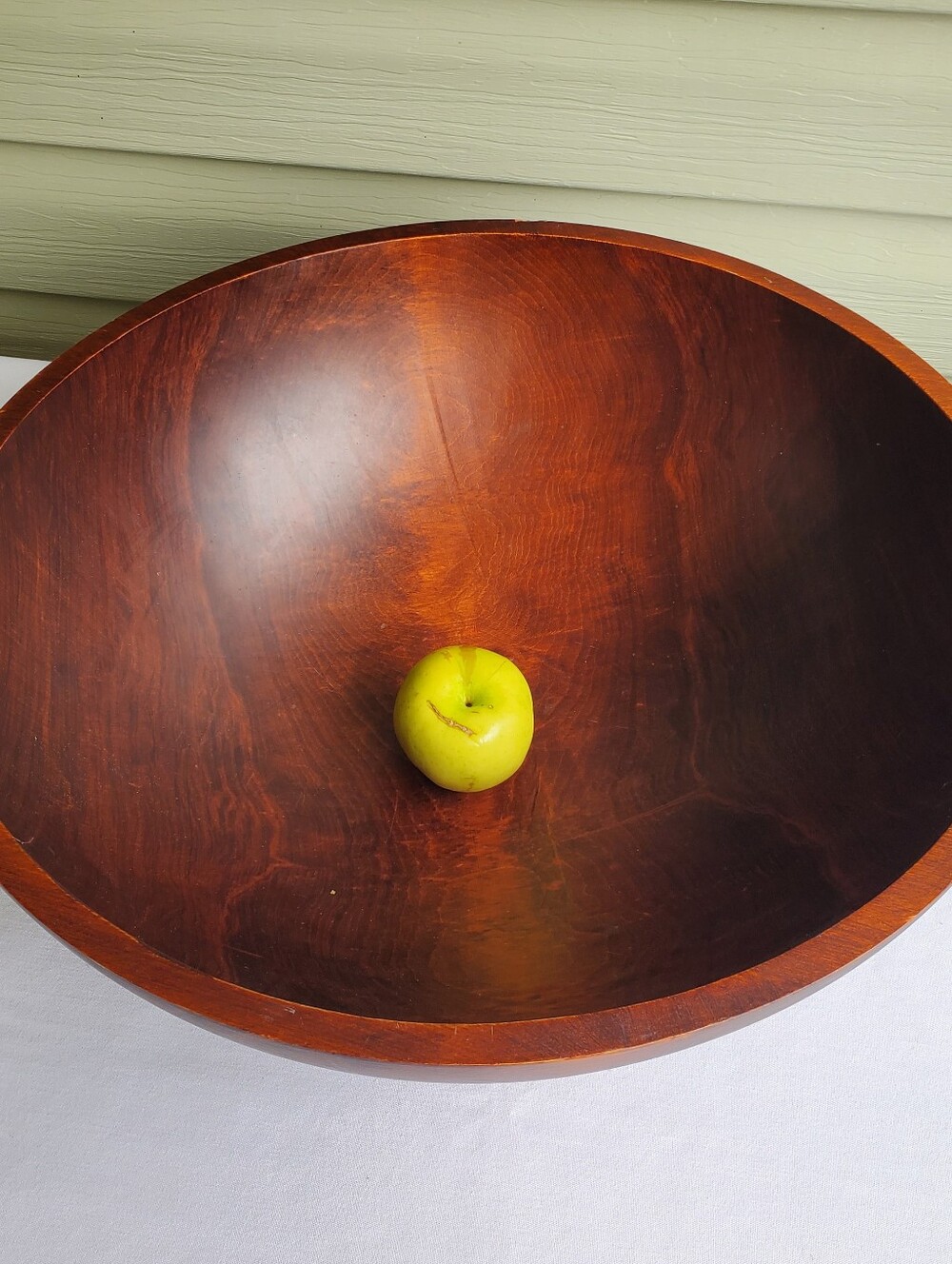 Rare Massive MCM Baribocroft Wood Maple Statement Salad Serving Bowl